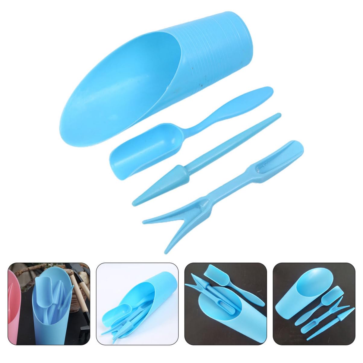 Gardening Tools Gifts - 4 قطعة/المجموعة ، مجرفة دلو بلاستيكية