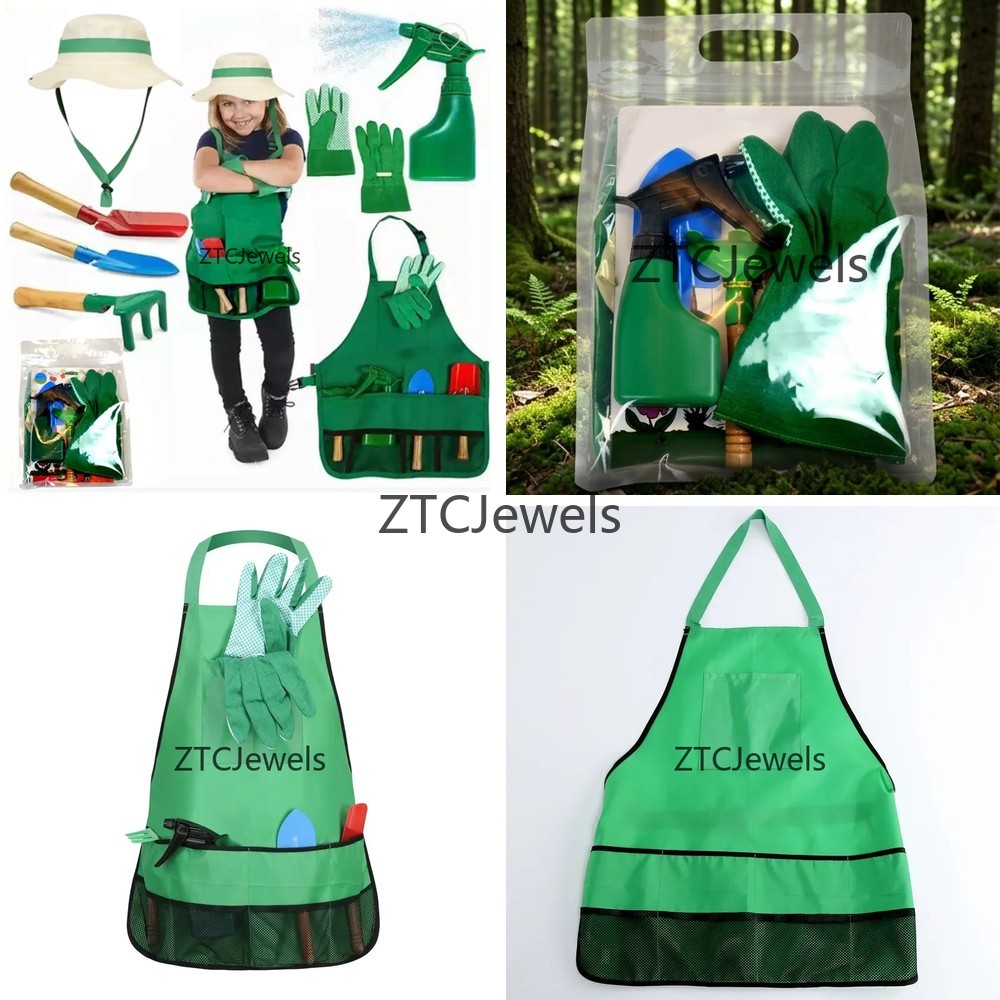 Gardening Tools Of - طقم أدوات وشاحنات صدرية للحديقة للأطفال