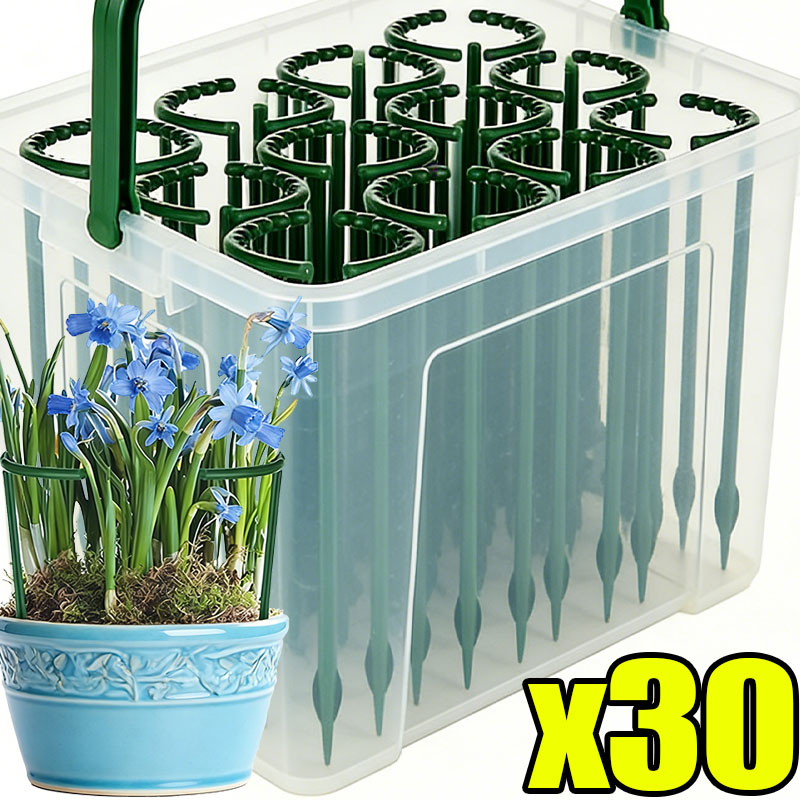 30-1 قطعة دعامة نباتات بلاستيك - مراجعة Gardening Tools Gifts وسعره