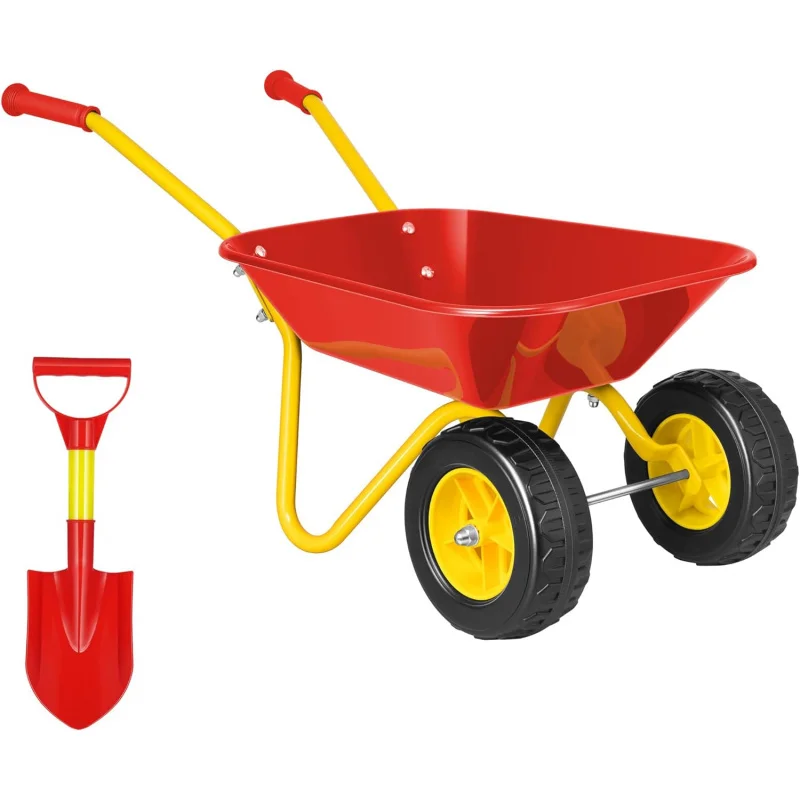 عربة يد للأطفال مع مجموعة أدوا - مراجعة Gardening Tools Gifts وسعره